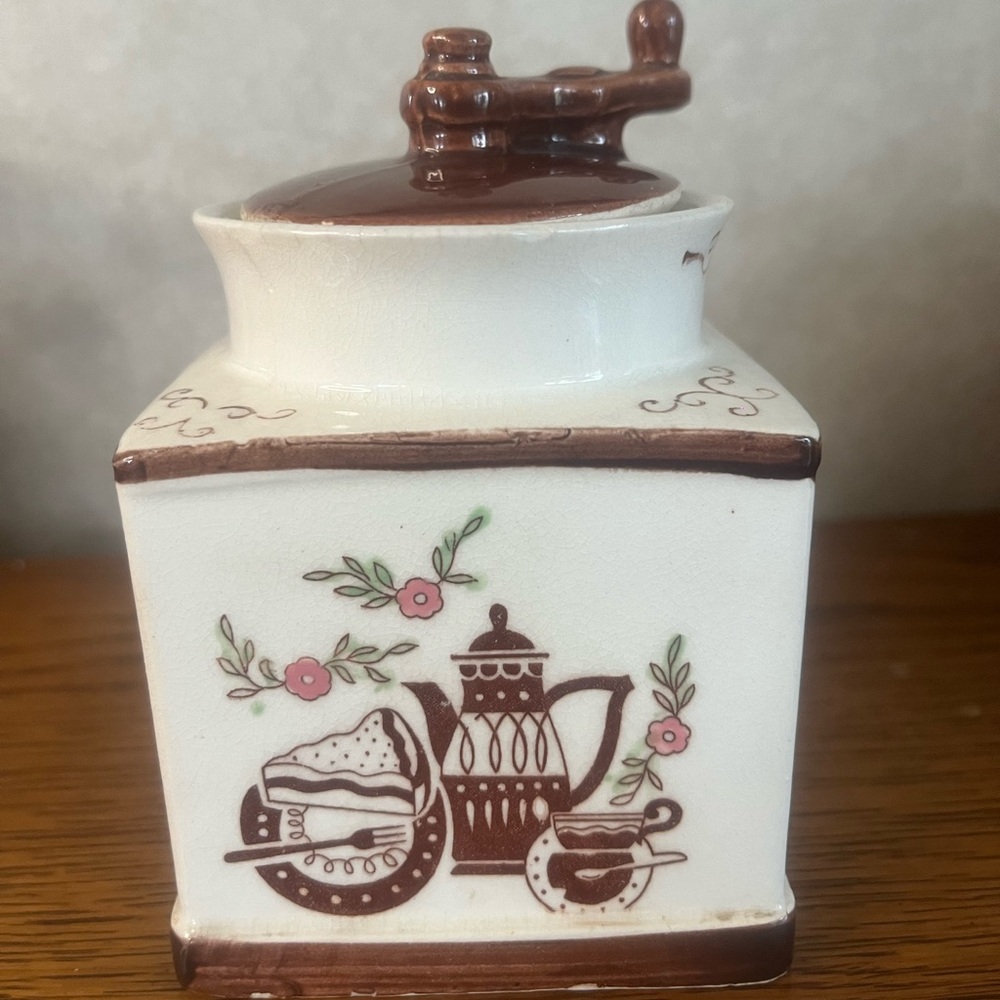 Vintage Ceramic Coffee Canister
